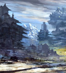 Realtime Fantasy Landscape Painting Thumbnail